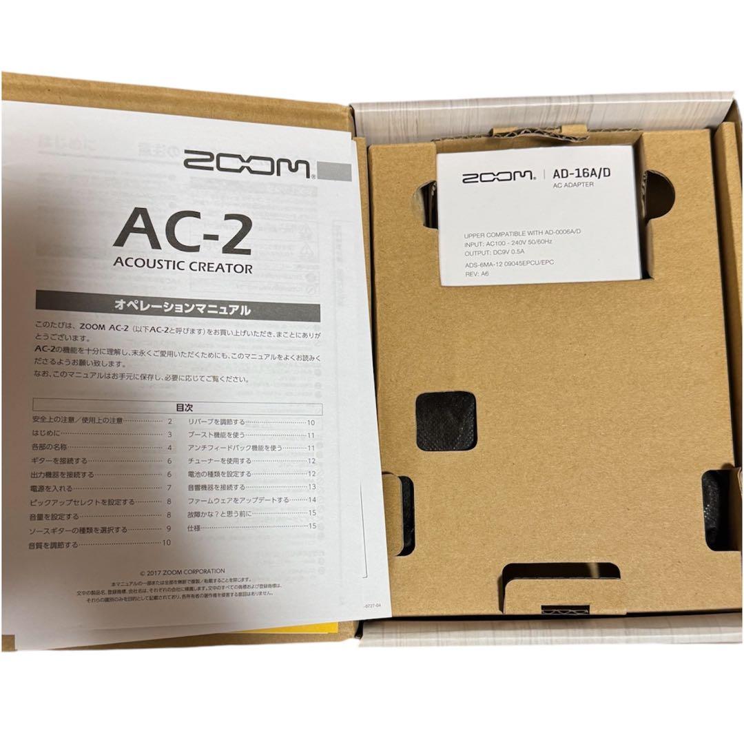 ZOOM AC-2 アコギ　プリアンプ