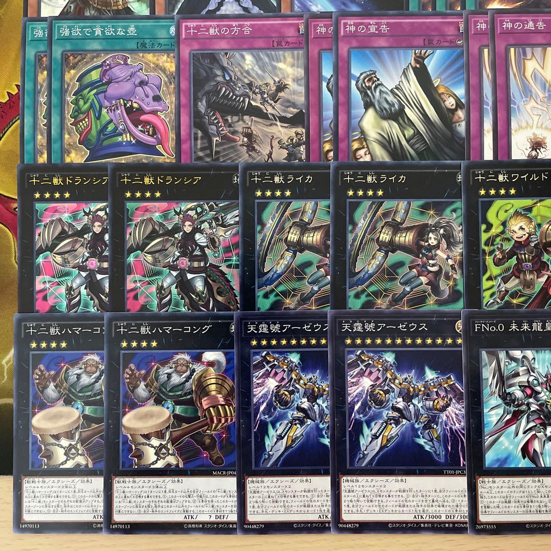 本格構築 十二獣デッキ ドランシア サラブレード 天霆號アーゼウス ライカ