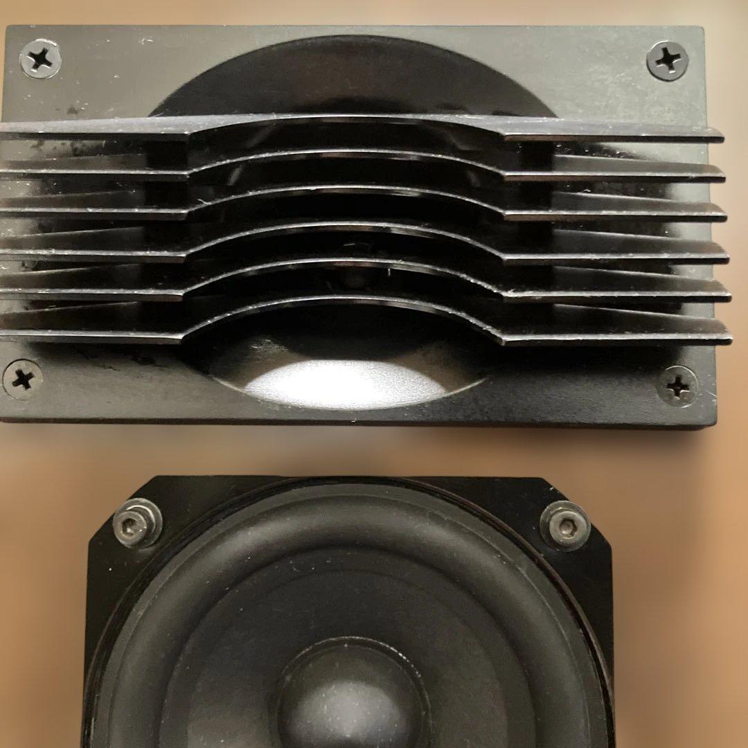 【新年特価】《完動品》木製スタック型スピーカー 2ウェイ2スピーカー