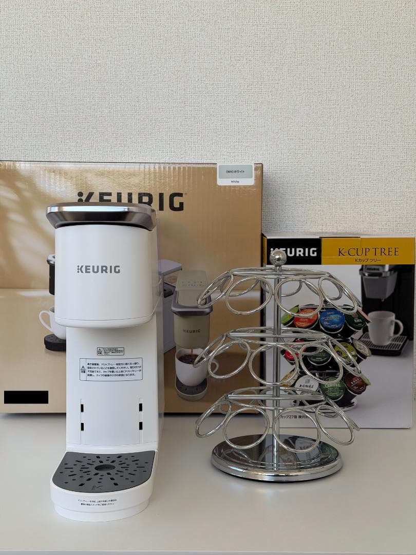 KEURIG キューリグ コーヒーメーカー KB-01 ホワイト 使用数回のみ スターターセット KB-01 ホワイト / キューリグオンラインストア