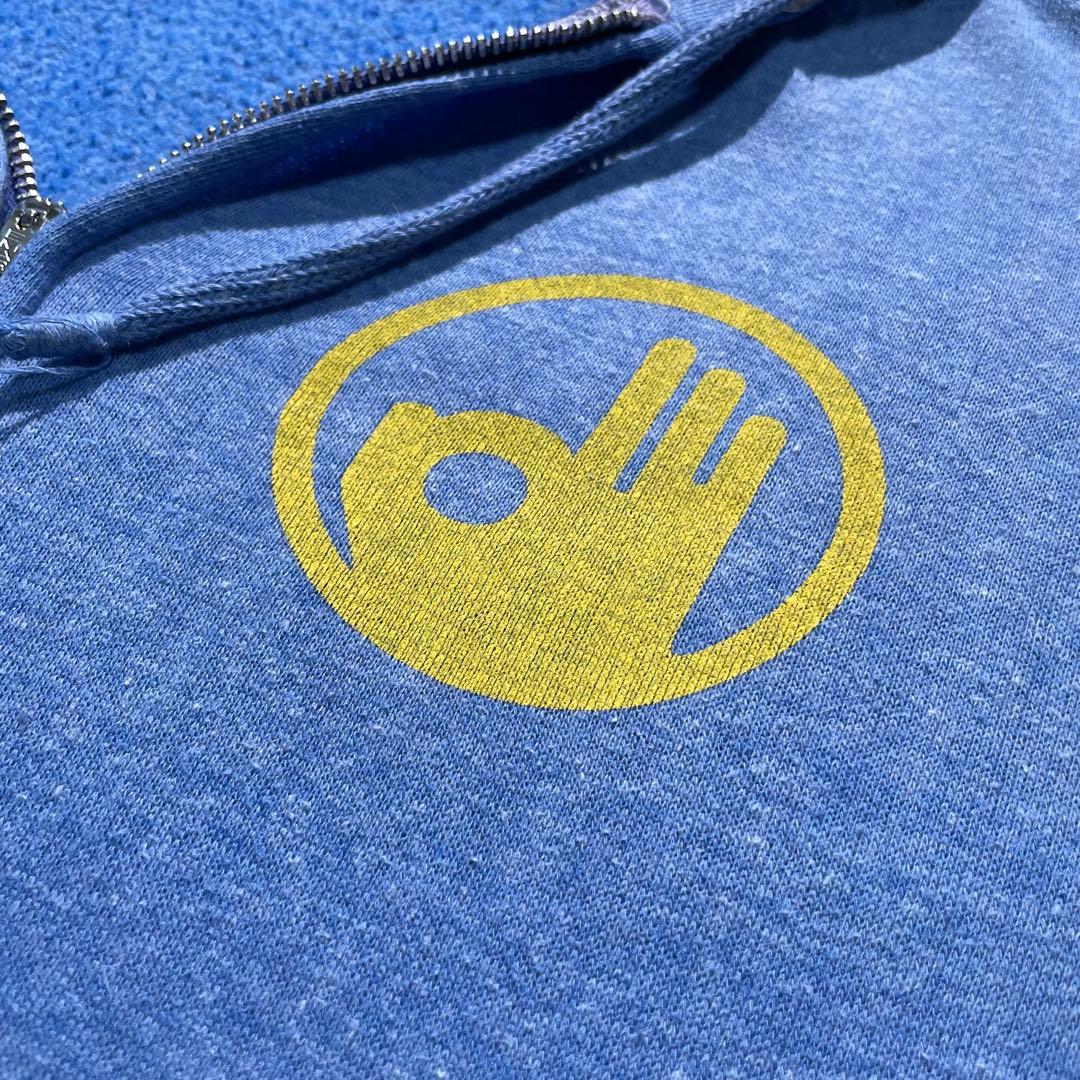 70's フェード 短丈 ボックス ジップパーカー ビンテージ 50s 60s