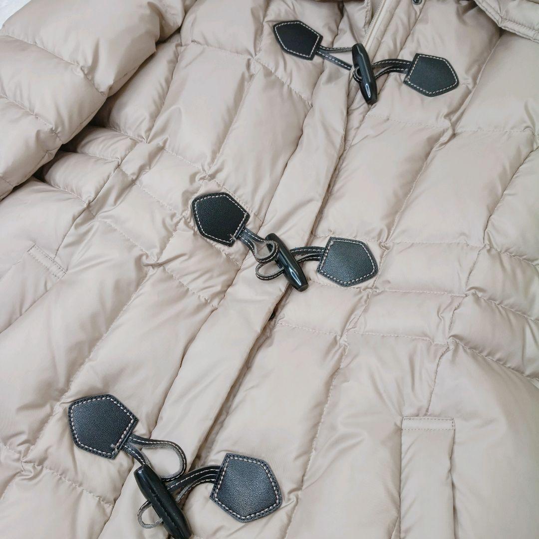 美品✨23区 ダッフルダウンコート 大きめサイズ 42 ベージュ Aライン