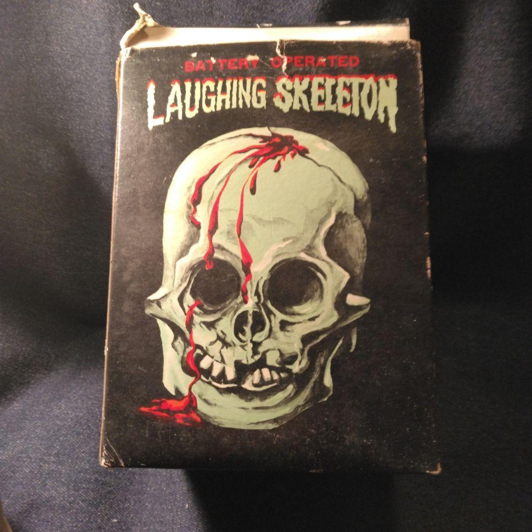 LAUGHING　SKELETON　昭和　ドクロ　スカル　笑う　デッドストック