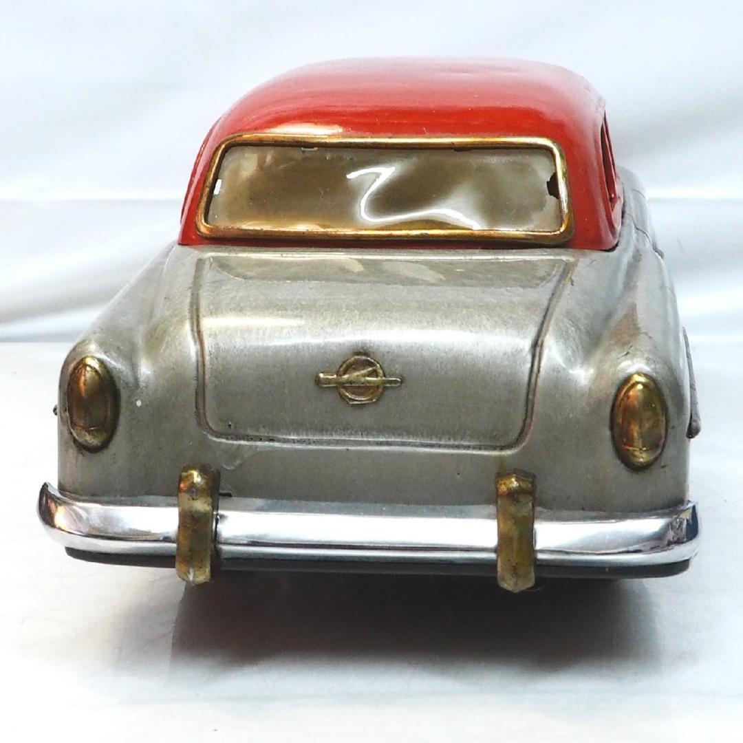 米澤【オペル オリンピア レコルト シルバー大】ブリキtin toy car箱無