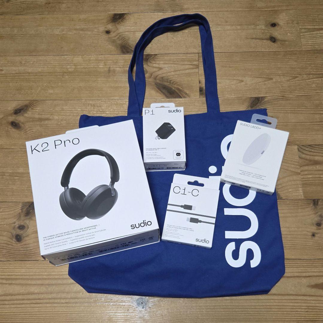 Sudio K2 Pro ワイヤレスヘッドホンセット　ANC Sudio K2 | 密閉型ワイヤレスヘッドホン