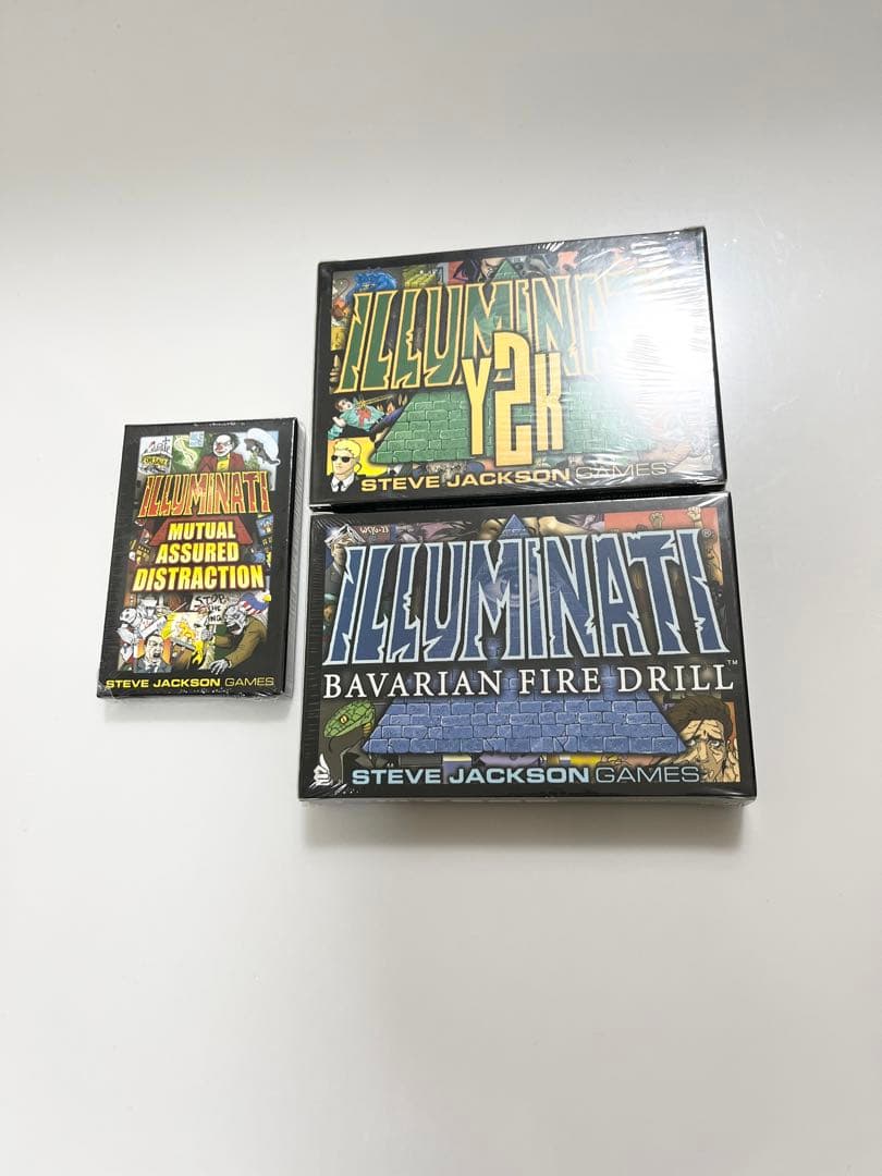 特別枠】イルミナティカード未開封BOX3箱《フリーメイソン》絶版廃盤伝説