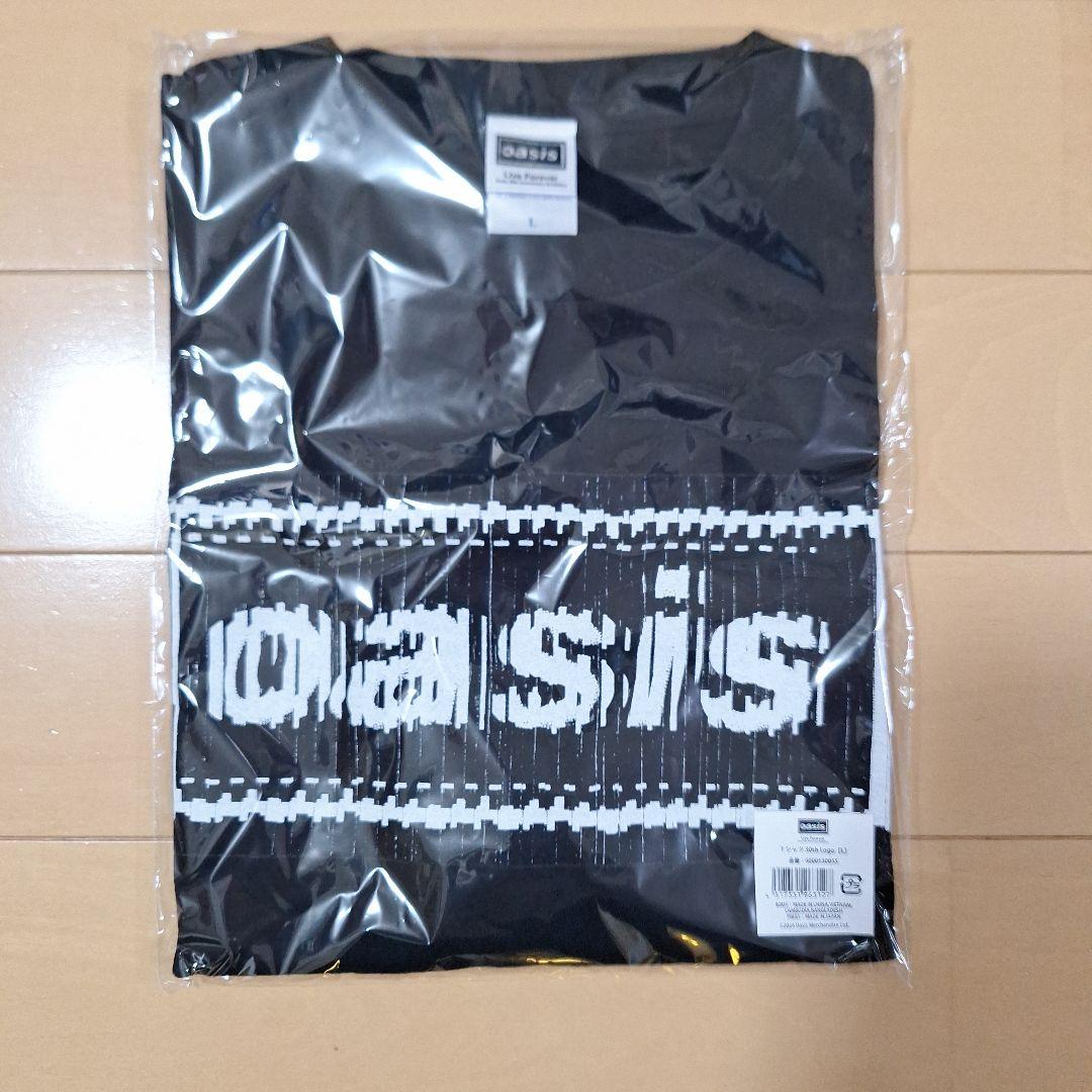 新品　Oasis　30周年　特別展　ロゴ　Tシャツ　L