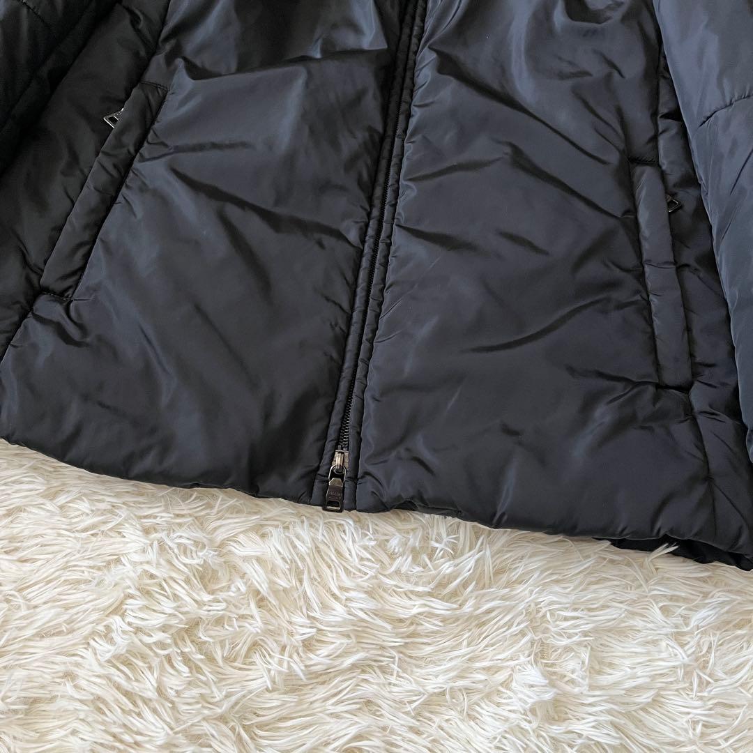 PRADA プラダリネアロッサ ナイロンジャケット 280242 赤タグ 黒