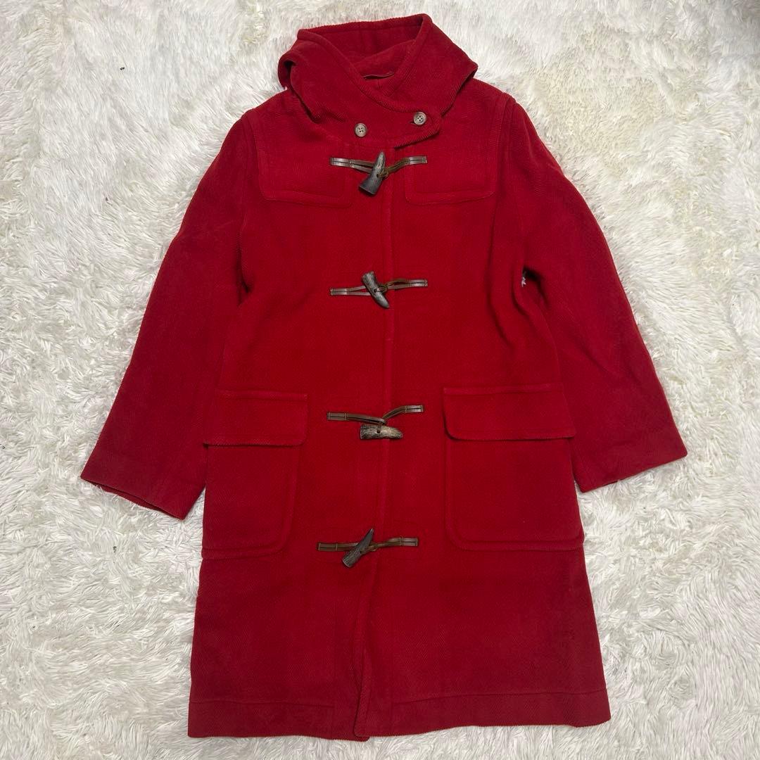 オールドイングランド　Old Englandダッフルコート　ウール　レッド　10 ☆美品☆ オールドイングランド ダッフルコート ウール 10 キャメル