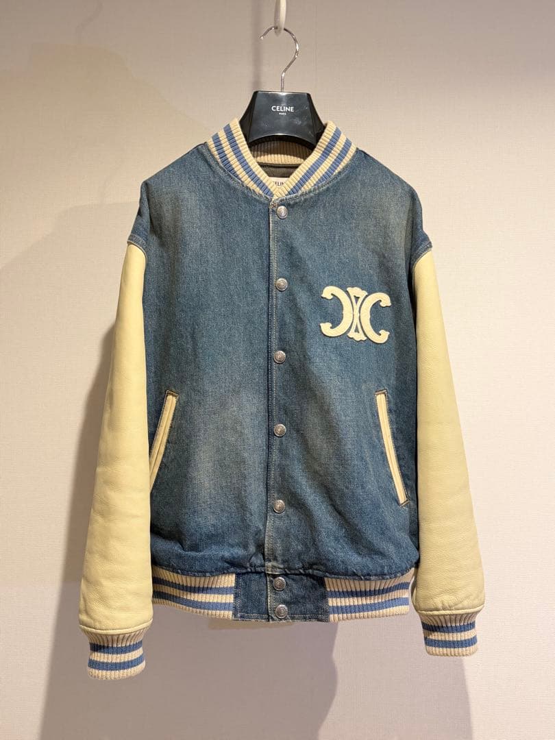 CELINE トレイルウォッシュデニム トリオンフ テディジャケット - メルカリ