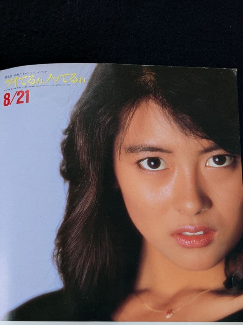 中山美穂 1986 コンサートツアーパンフレット　ライブ　写真　歌詞　メッセージ