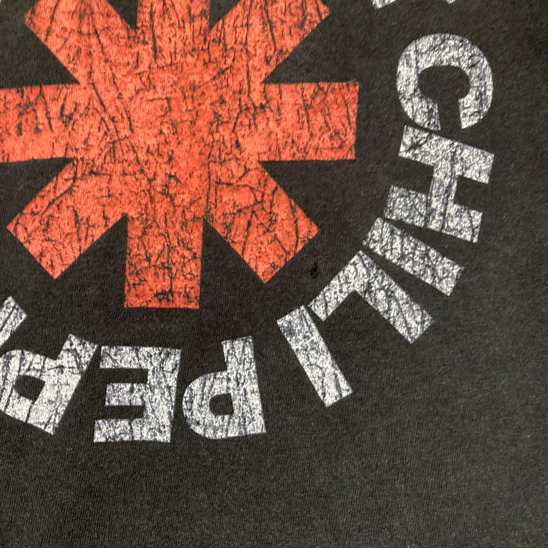 レッチリ00s ビンテージ 黒 ロゴTシャツ バンドT