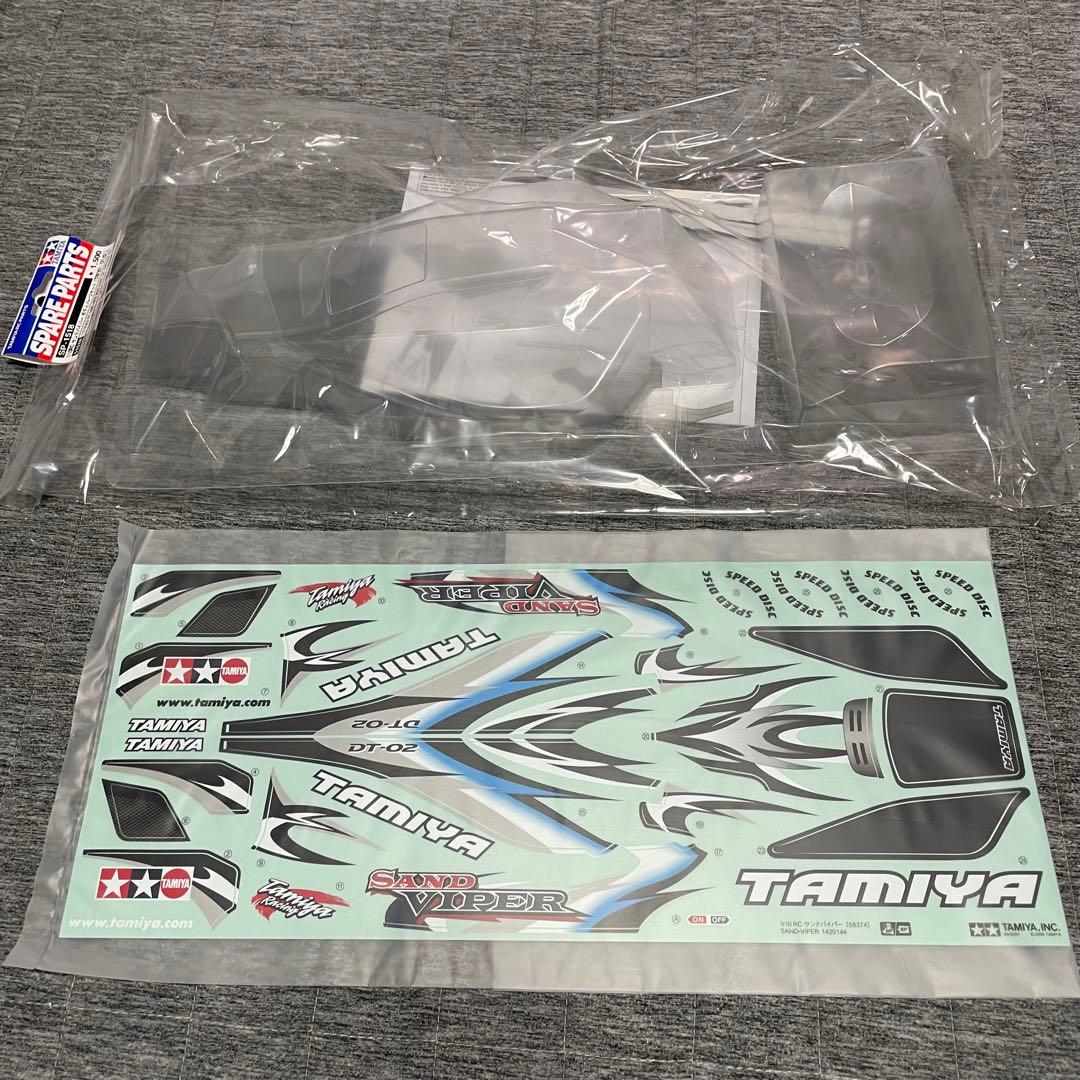 TAMIYA DT-02 サンドバイパー ボディ ウイング ステッカー セット