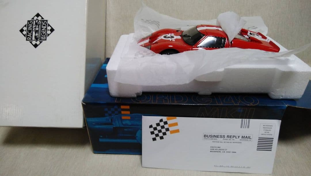 1/18 エグゾト RLG18044 フォード GT40 MkⅡ #3