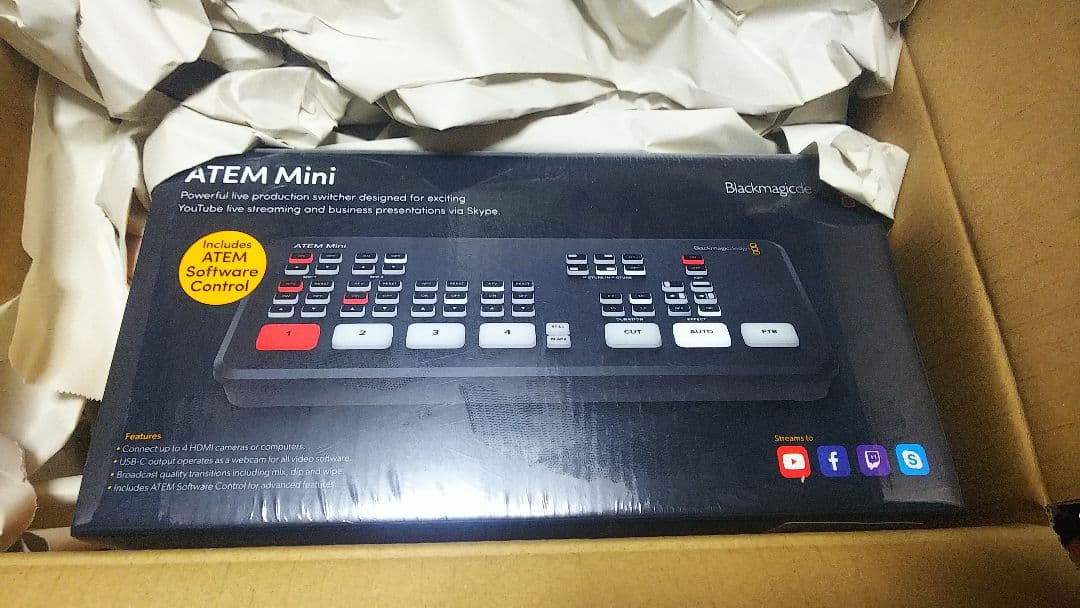 ATEM mini  新品未開封品  送料込み  早い者勝ちです！