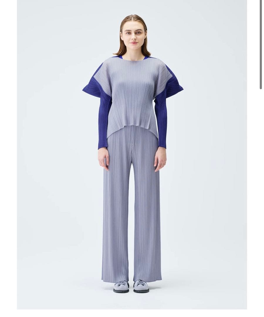 HERMÈS パープル系インディゴブルー ストレートデニム 36