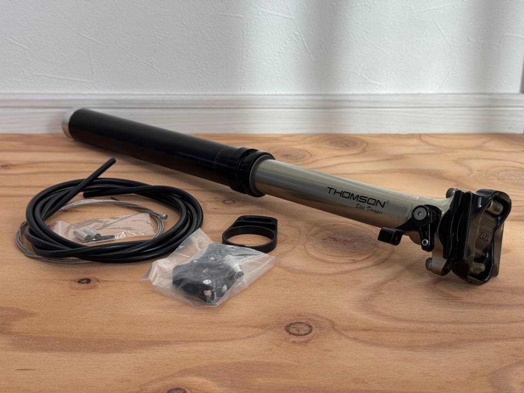 THOMSON トムソン ドロッパーシートポスト エクスターナル φ30.9mm THOMSON ( トムソン ) シートポスト COVERT BLACK DROPPER ( コバート