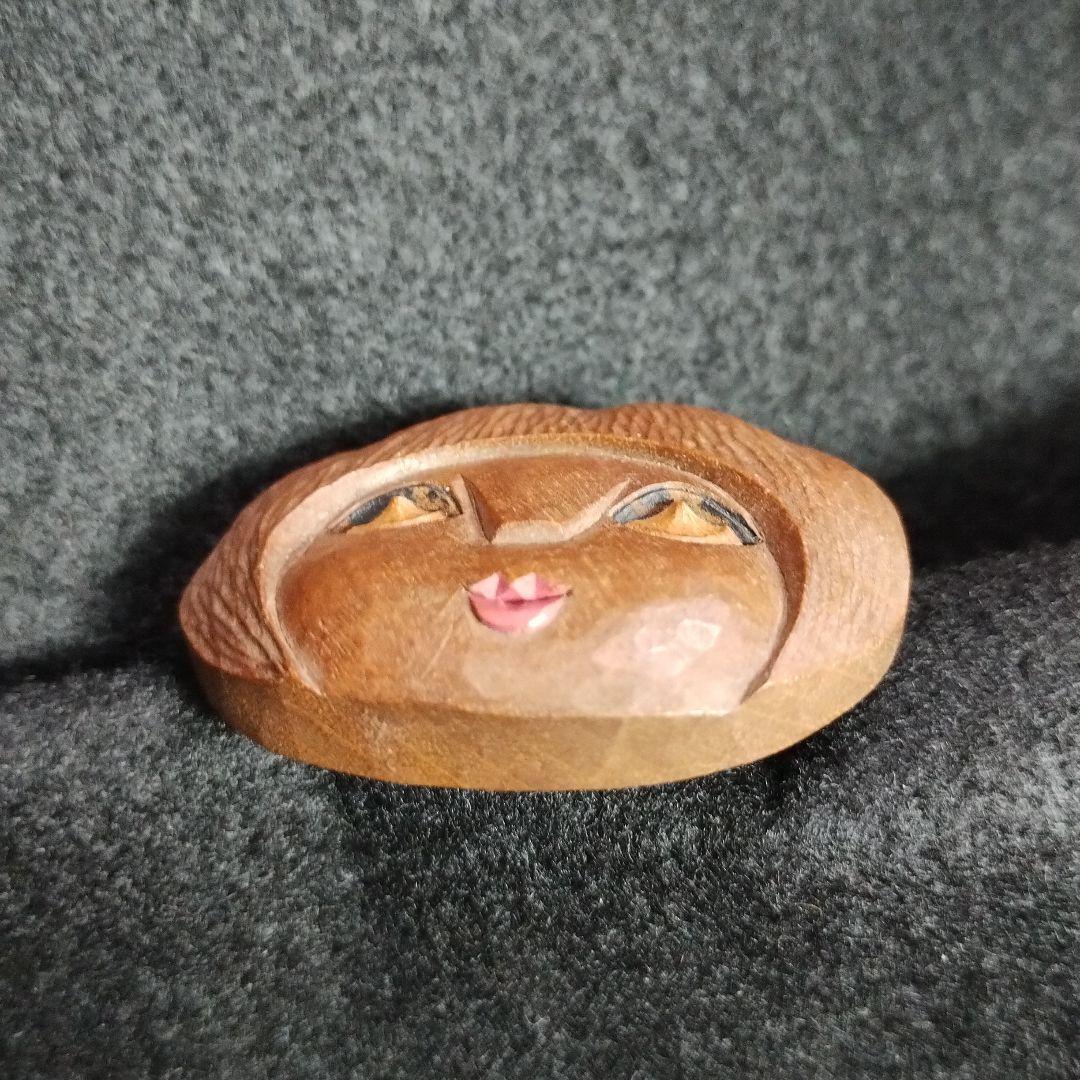 木彫作家 大山昭子 ブローチ - メルカリ
