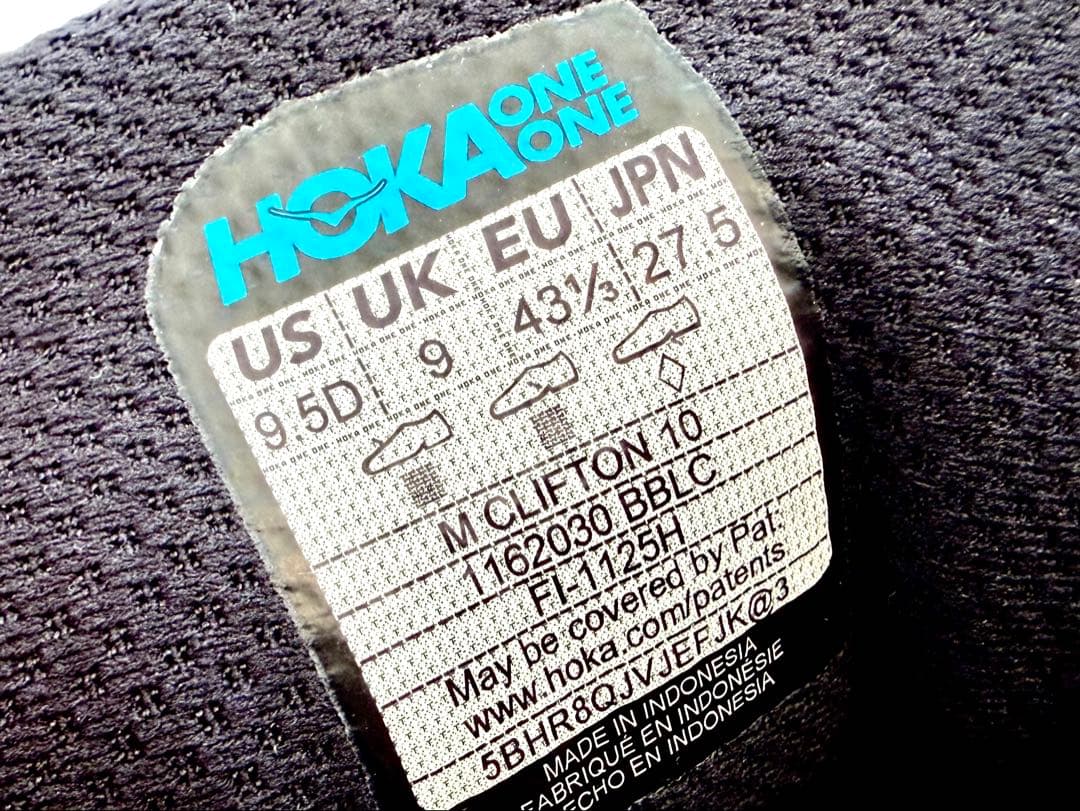 HOKA Cloud 10 ブラック 27.5cm