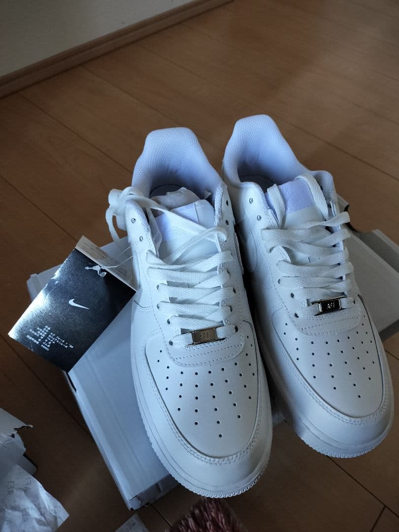 新品未使用 NIKE ナイキ エアフォース1 WHITE 27.5cm ホワイト