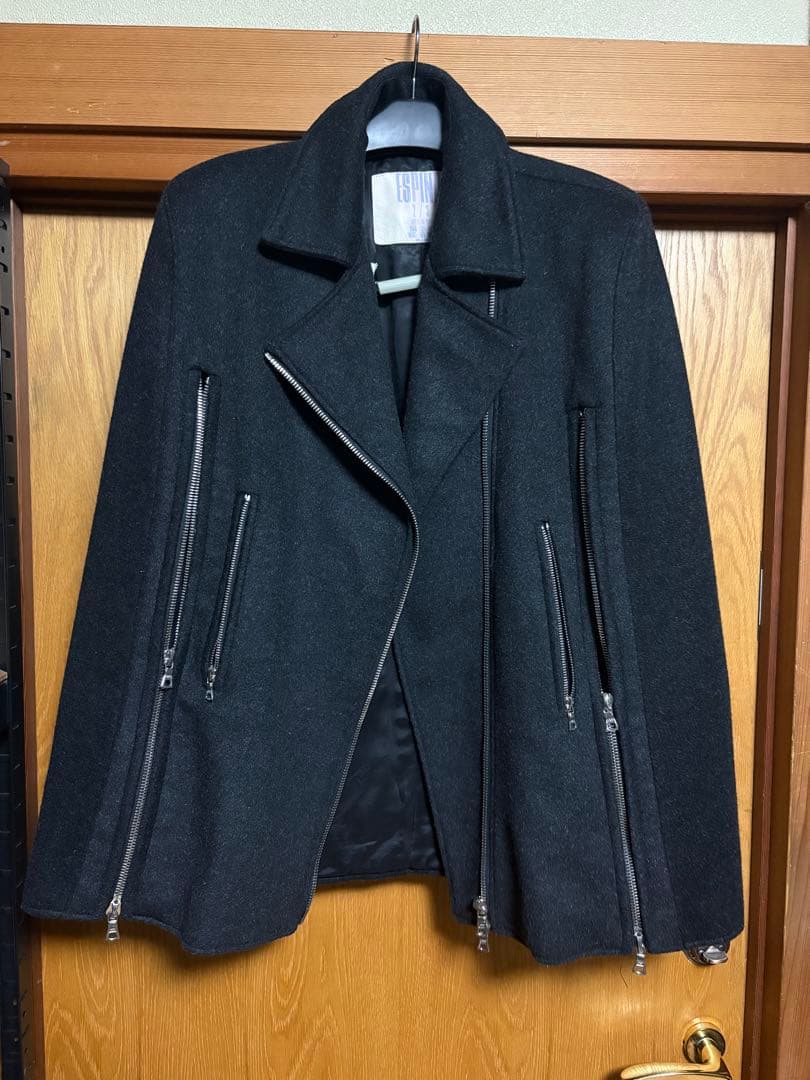 Espina ウールジャケット　2回使用　極美品 ISNAM2572(ジャケット) WOOL COTTON TWILL BANDED COLLAR LONG JACKET│