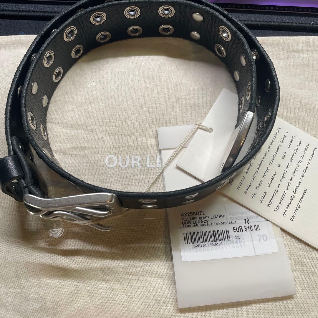 our legacy Studded Double Tongue Belt 70 - メルカリ