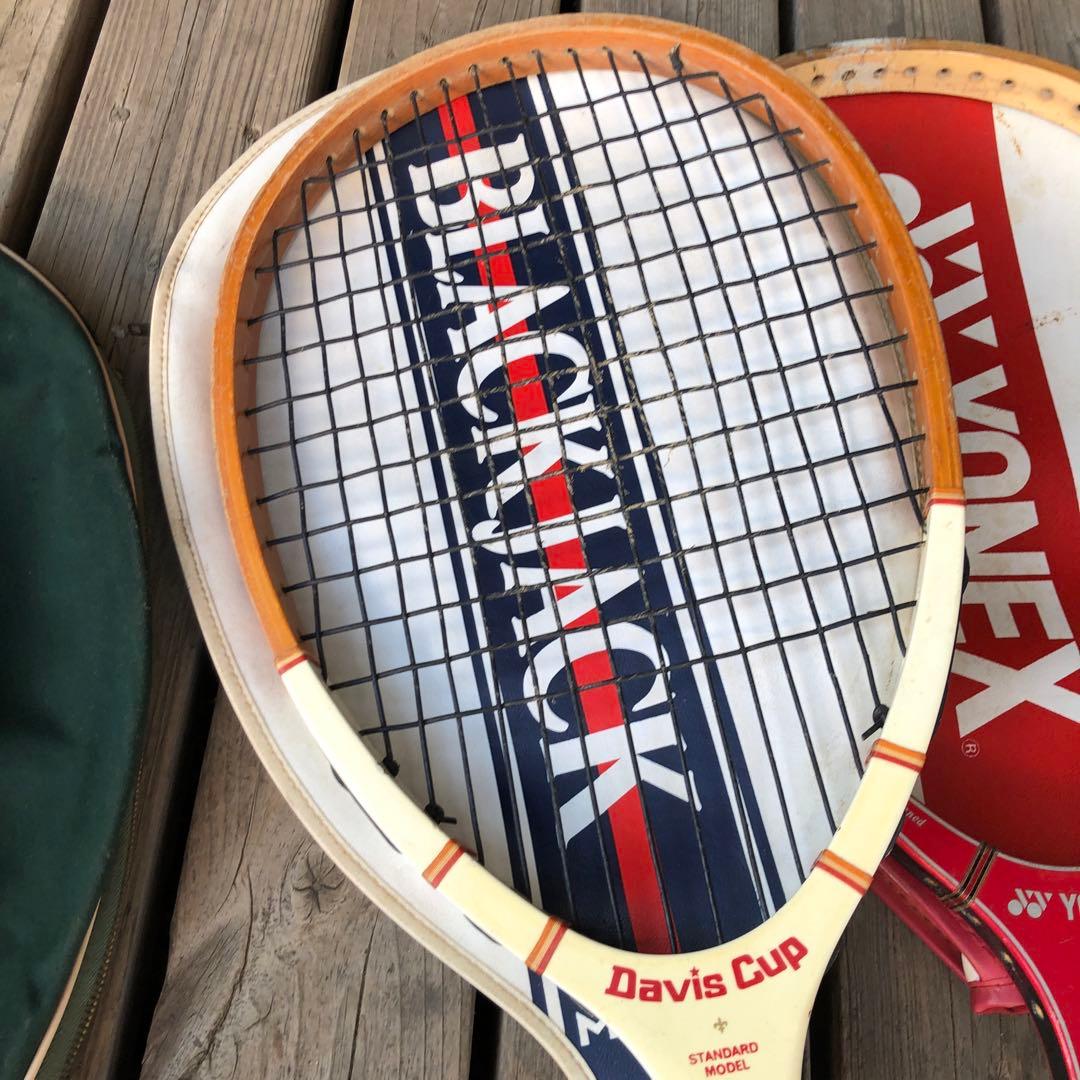 レトロ ヴィンテージ テニスラケット 6本セット - メルカリ