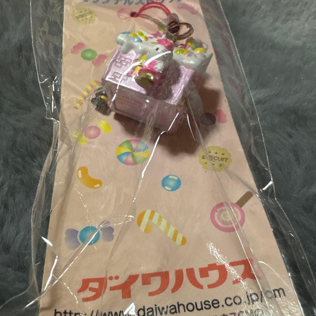 キティ　ダニエル　ストラップ　非売品　コレクション　お菓子の家　レア　平成　根付 キティ ダニエル ストラップ 非売品 コレクション お菓子の家 レア