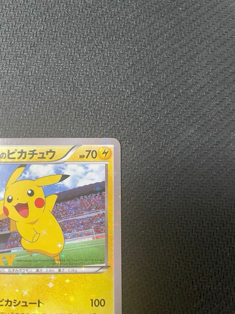 XY-P ピッチのピカチュウ_Jリーグ「ファミリー Joinデイズ」 笑顔版 …