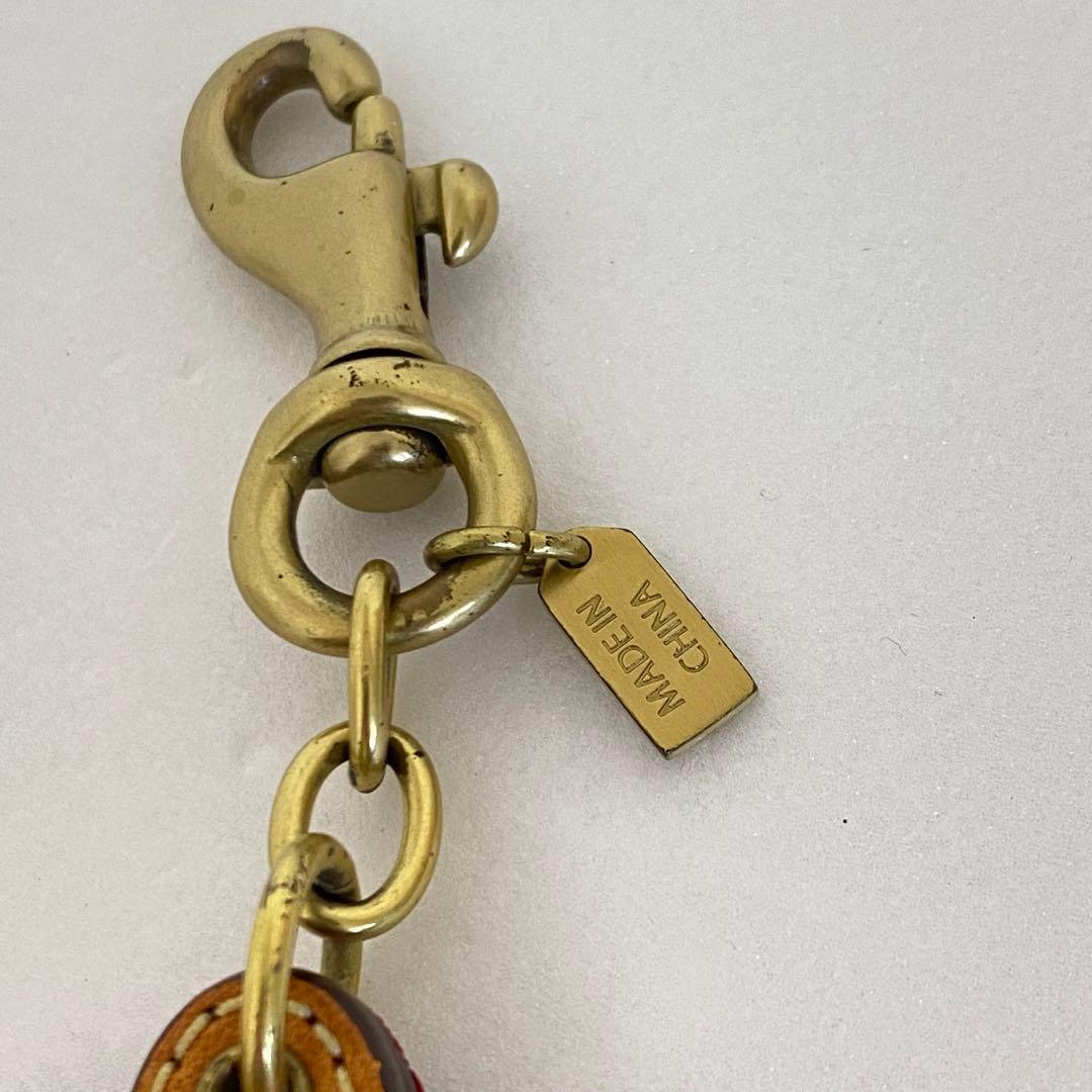 COACH コーチ フラワーキーリング レザー チャーム 花型 - メルカリ