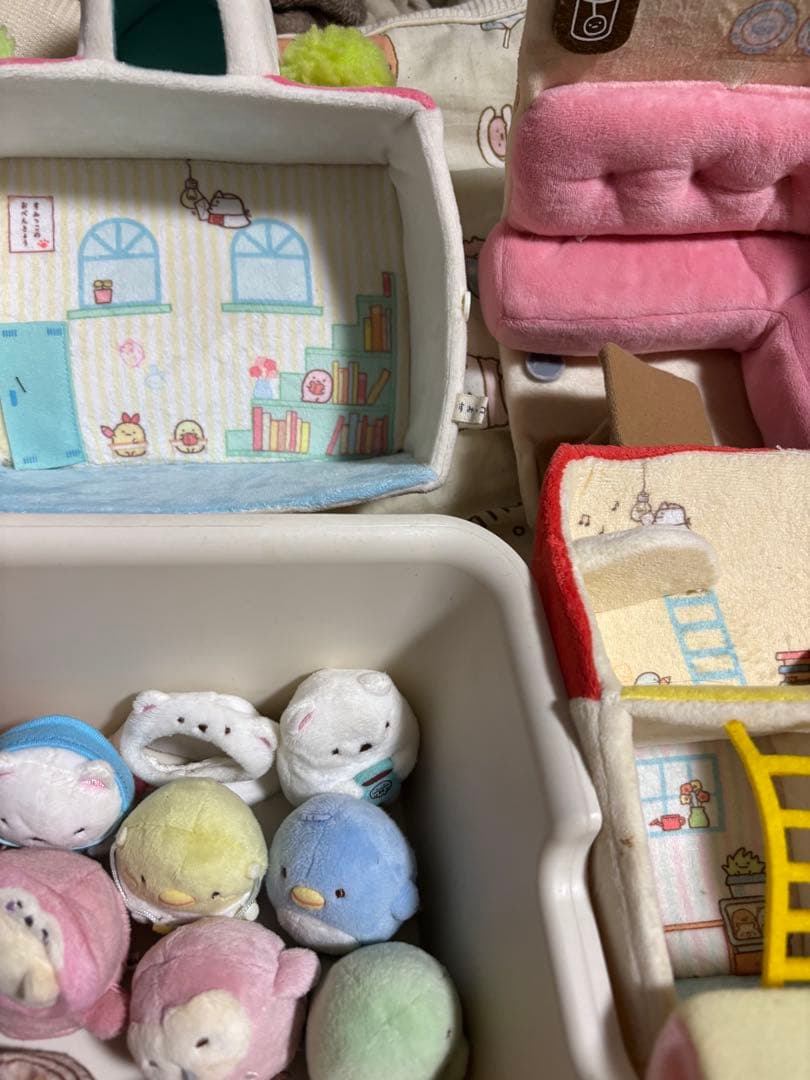 すみっコぐらし　てのりぬいぐるみ　まとめ売り　セット　学校　お風呂　　ハウス