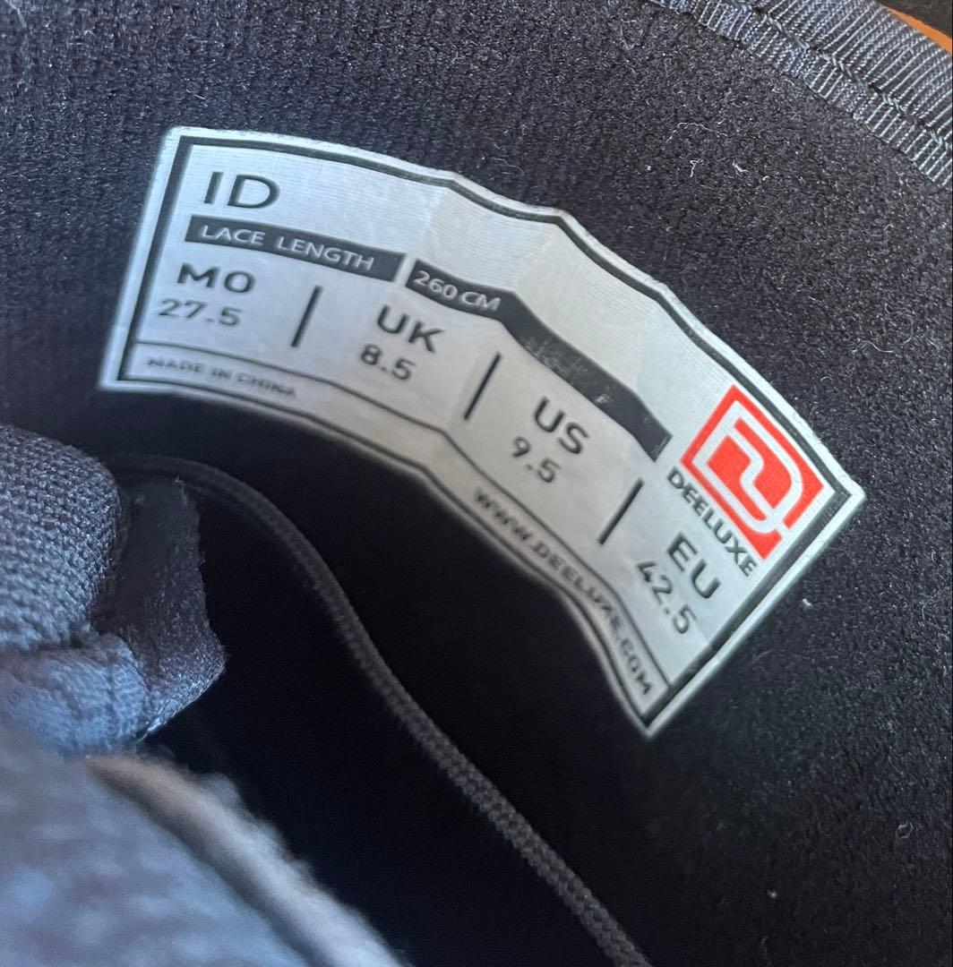 【美品】DEELUXE スノーボードブーツ 27.5cm