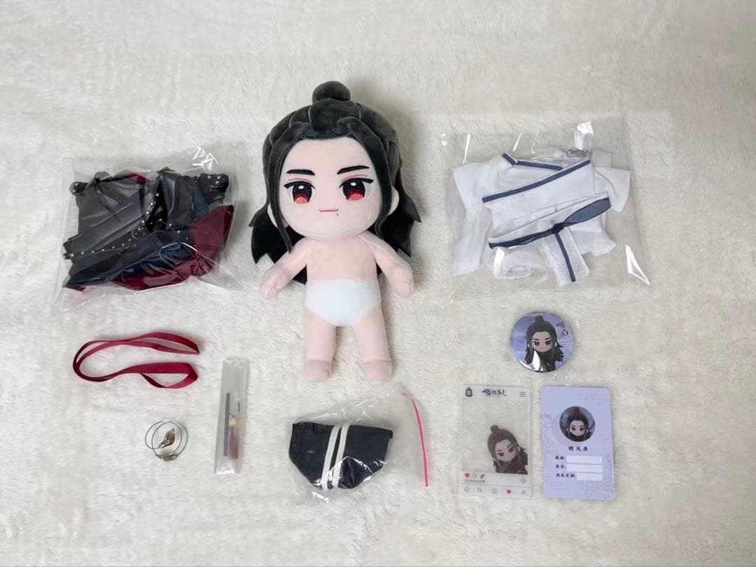 陳情令 公式 ぬいぐるみ 藍忘機 魏無羨 minidoll典藏特典版 - メルカリ