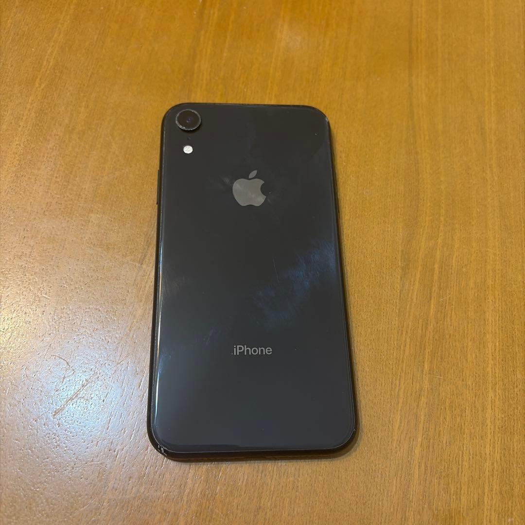 iPhone XR Black 128 GB SIMフリー - メルカリ