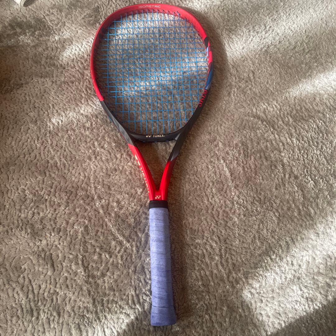YONEX テニスラケット レッド/ブルー Amazon | Yonex 2023 Vcore ジュニア 25インチ テニスラケット