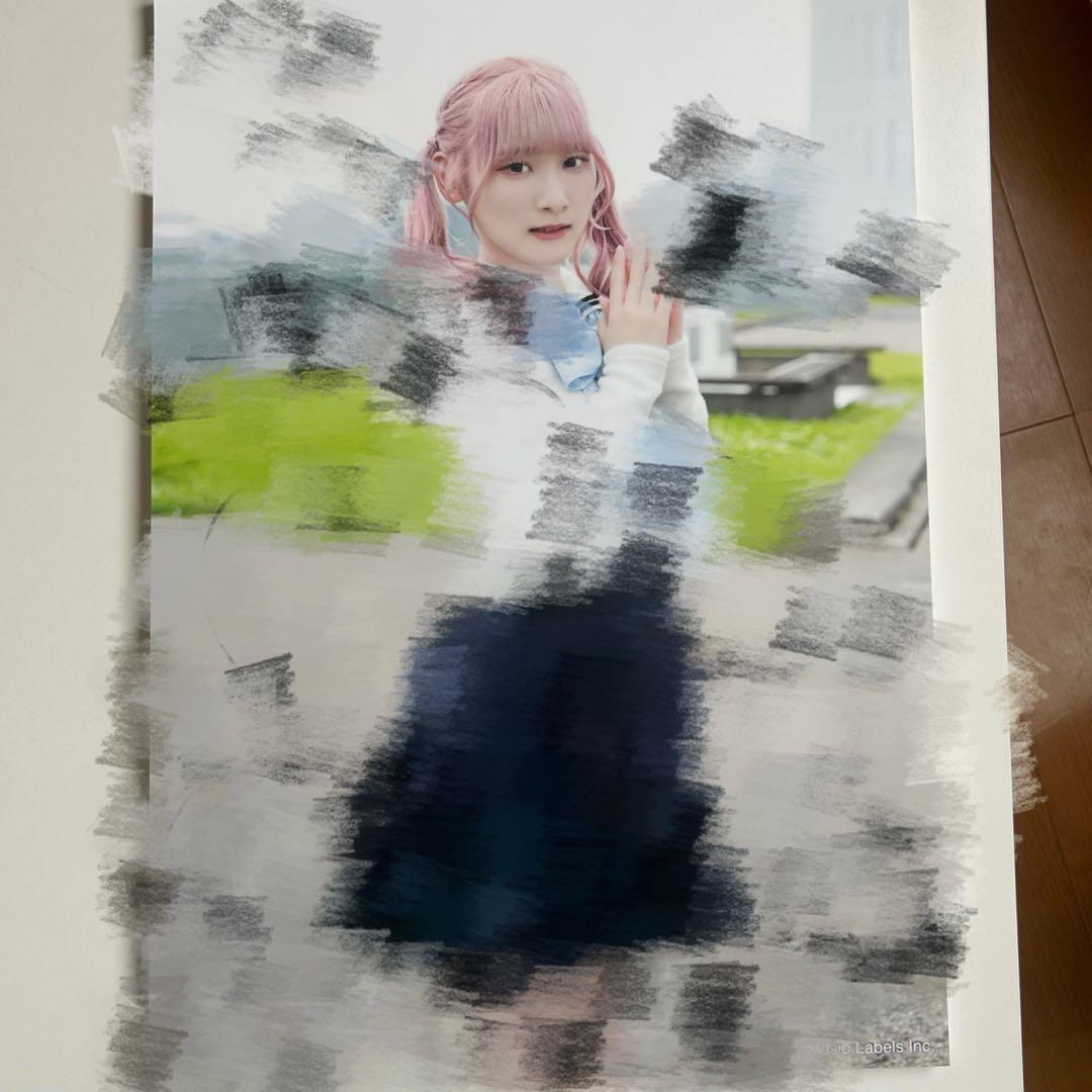 齋藤樹愛羅 直筆 サイン パネル LOVE イコラブ 齋藤樹愛羅 生写真 ヨリ 直筆サイン入り ナツマトペ