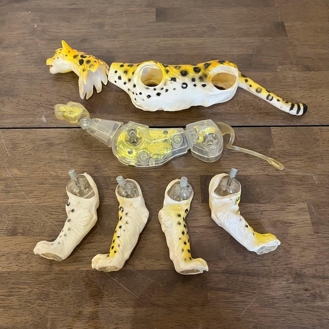 【アンティーク】昭和レトロ 旧タカラ サイボーグジャガー金 変身セット 豹