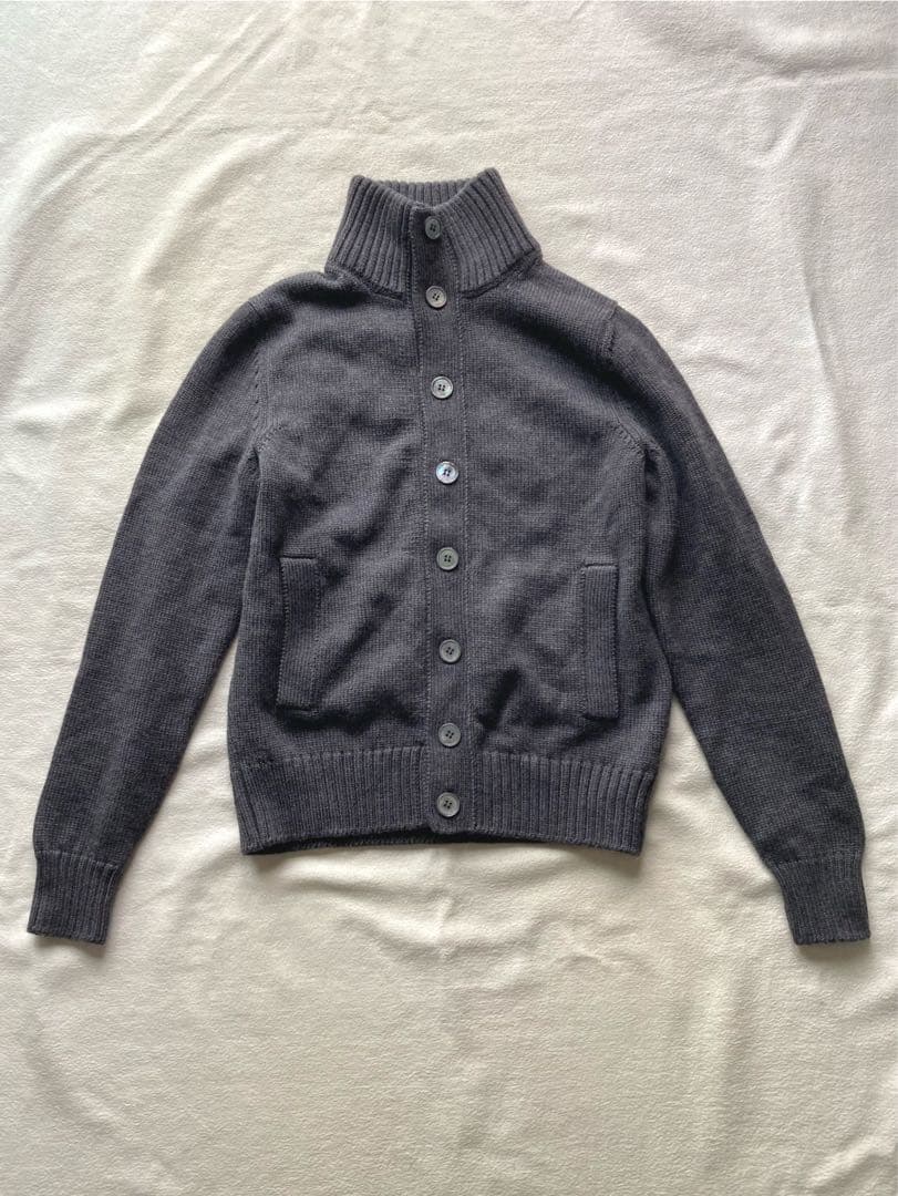 さすらい紋次郎ザノーネ　キョート　5ゲージ　スタンドカラー　カーディガ44 楽天市場】ザノーネ ZANONE ／【国内正規品】／ ウール5ゲージスタンド