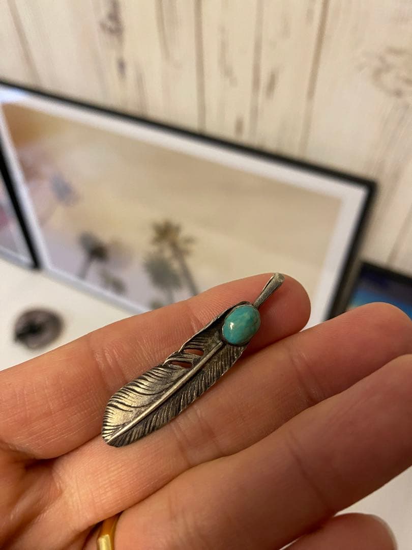 アリゾナフリーダムペンダントトップターコイズ18k付き ARIZONA