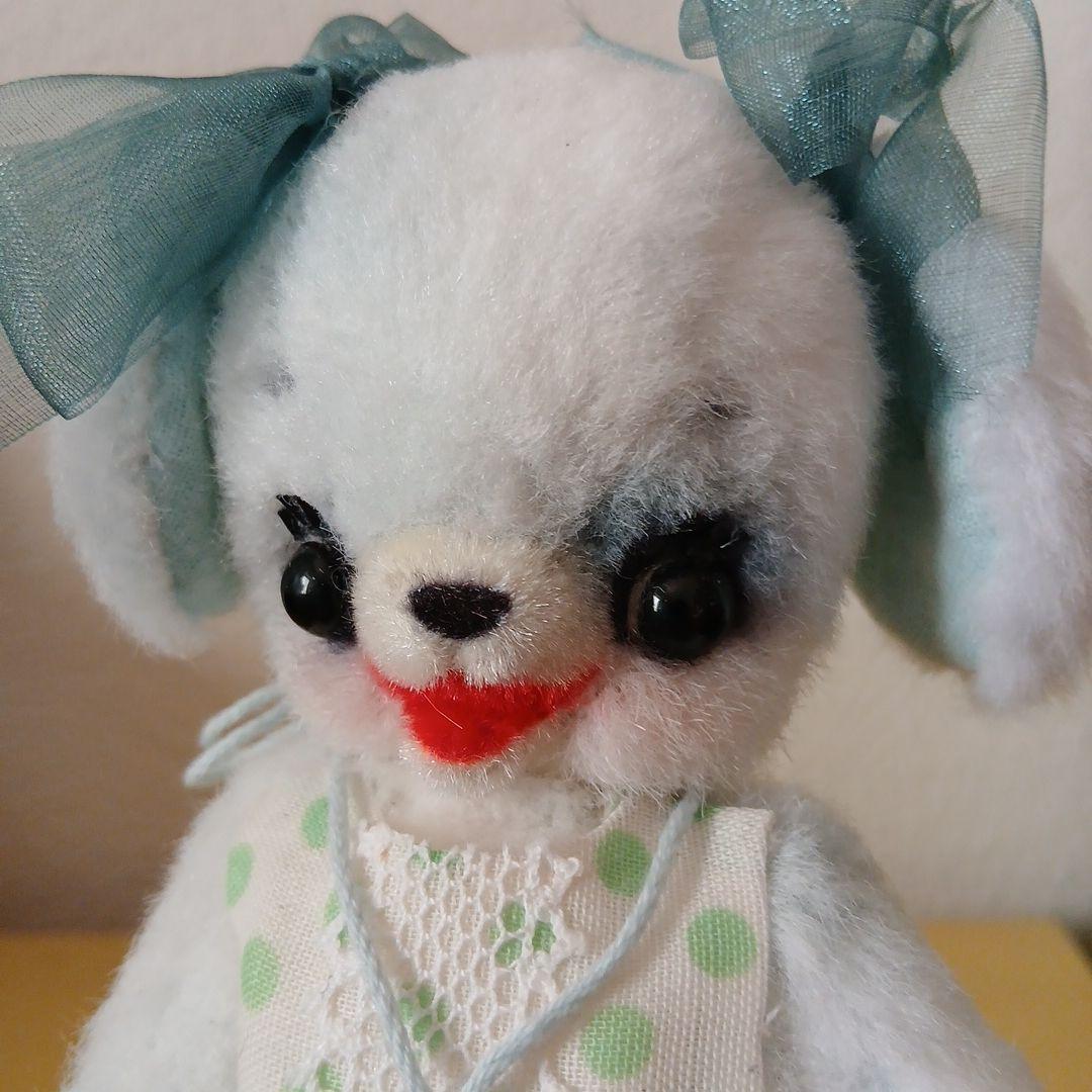 作家様　水色ワンちゃん　ぬいぐるみ