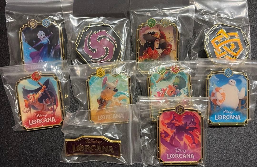 ディズニー・ロルカナ キャラクターピンバッジセット - メルカリ