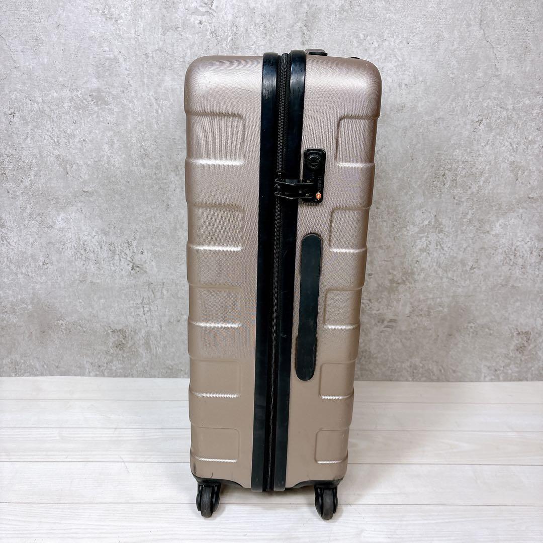 無印良品 MUJI バーを自由に調節できるハードキャリーケース 62L