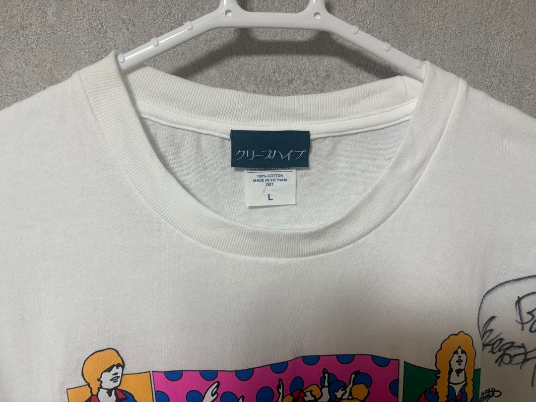 クリープハイプ 15周年 Kアリーナ 直筆サイン入りTシャツ