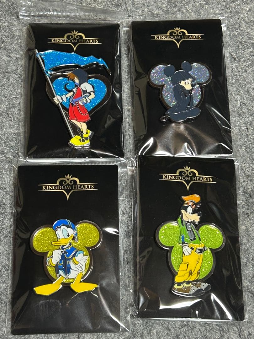 キングダムハーツ ディズニー ロフト ピンズ 4種類セット - メルカリ