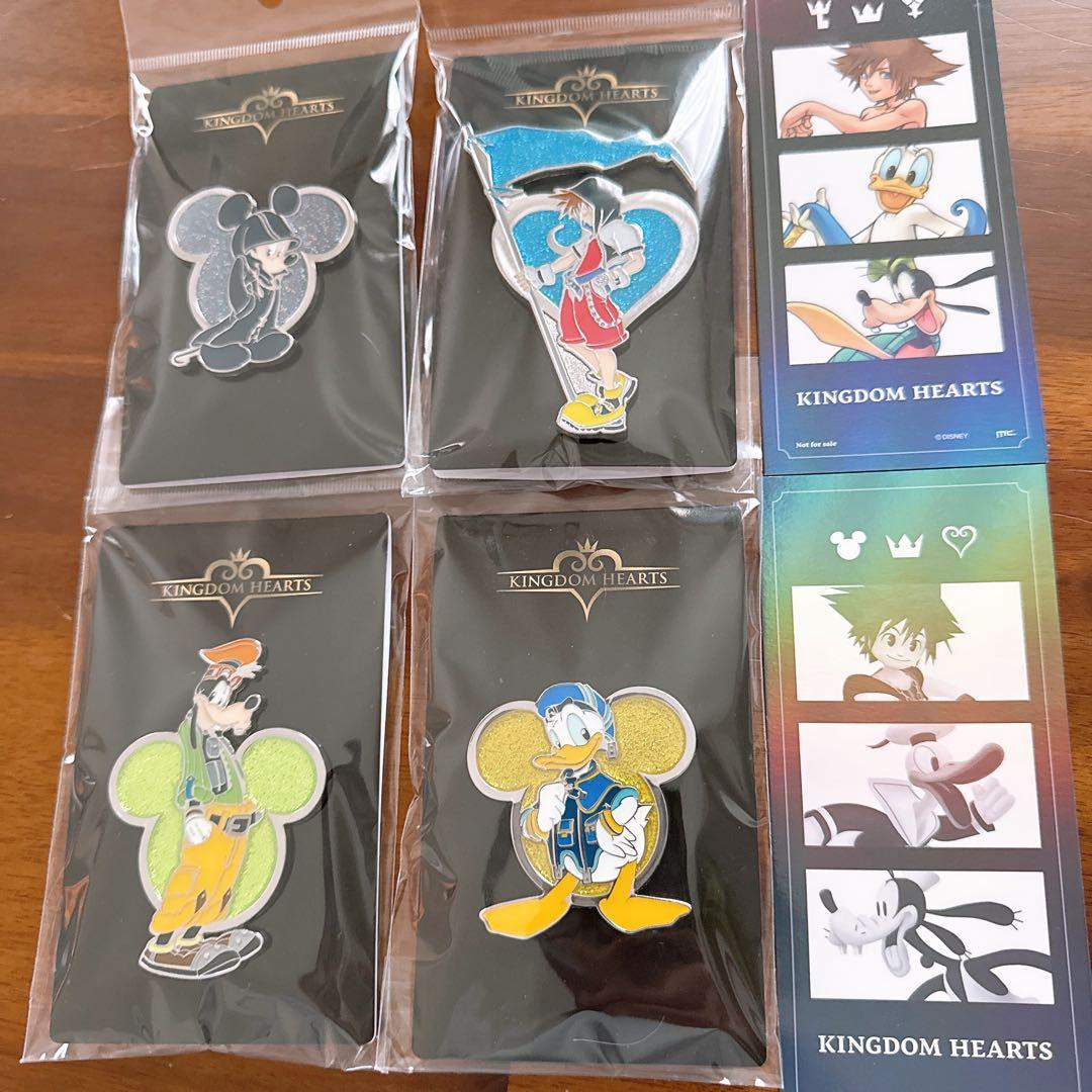 キングダムハーツ ロフト ピンズ 4種類セット キングダム ハーツ」の