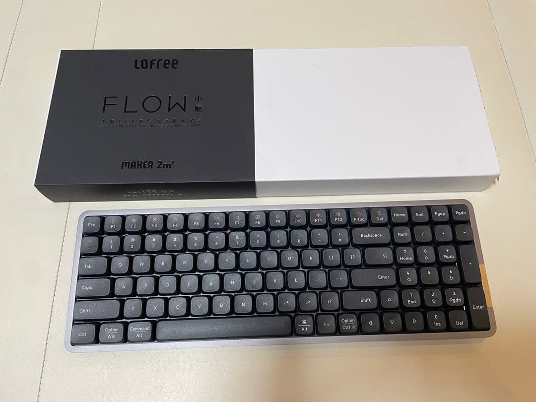 Lofree FLOW キーボード 本体 Lofree FLOW レビュー／ロープロファイルで至高の打鍵感を実現した