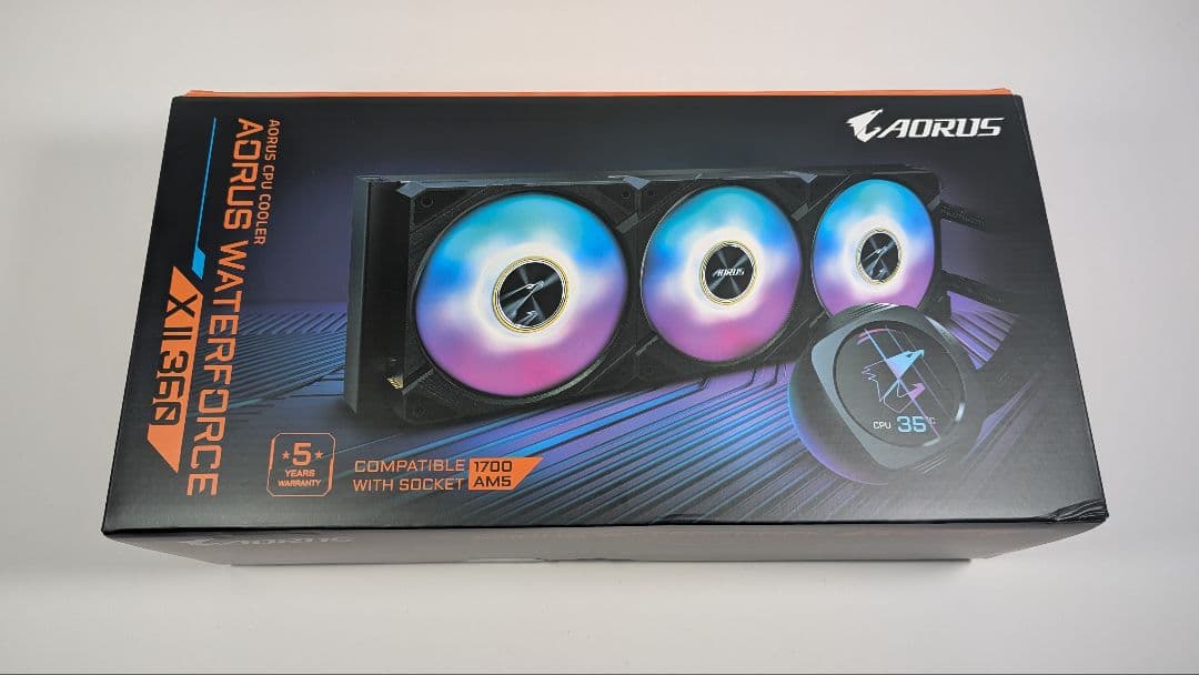 AORUS WATERFORCEX II 360 ジャンク品 簡易水冷クーラー AORUS WATERFORCE X II 360 ICE | AORUS WATERFORCE X II 360 ICE