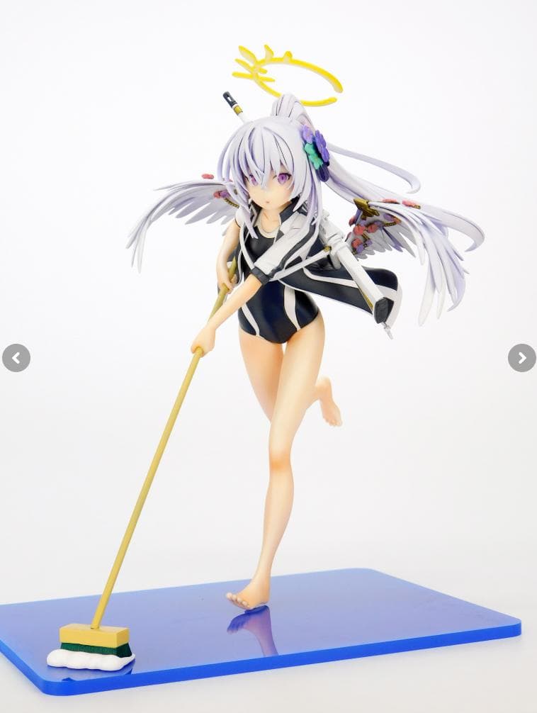 すぺあている 白洲アズサ ブルアカ ガレージキット フィギュア ブルー