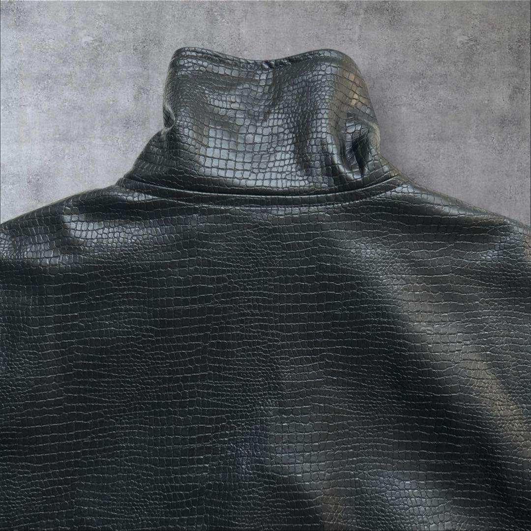 新品 adidas トラックジャケット ファイアーバード クロコ 合皮XL