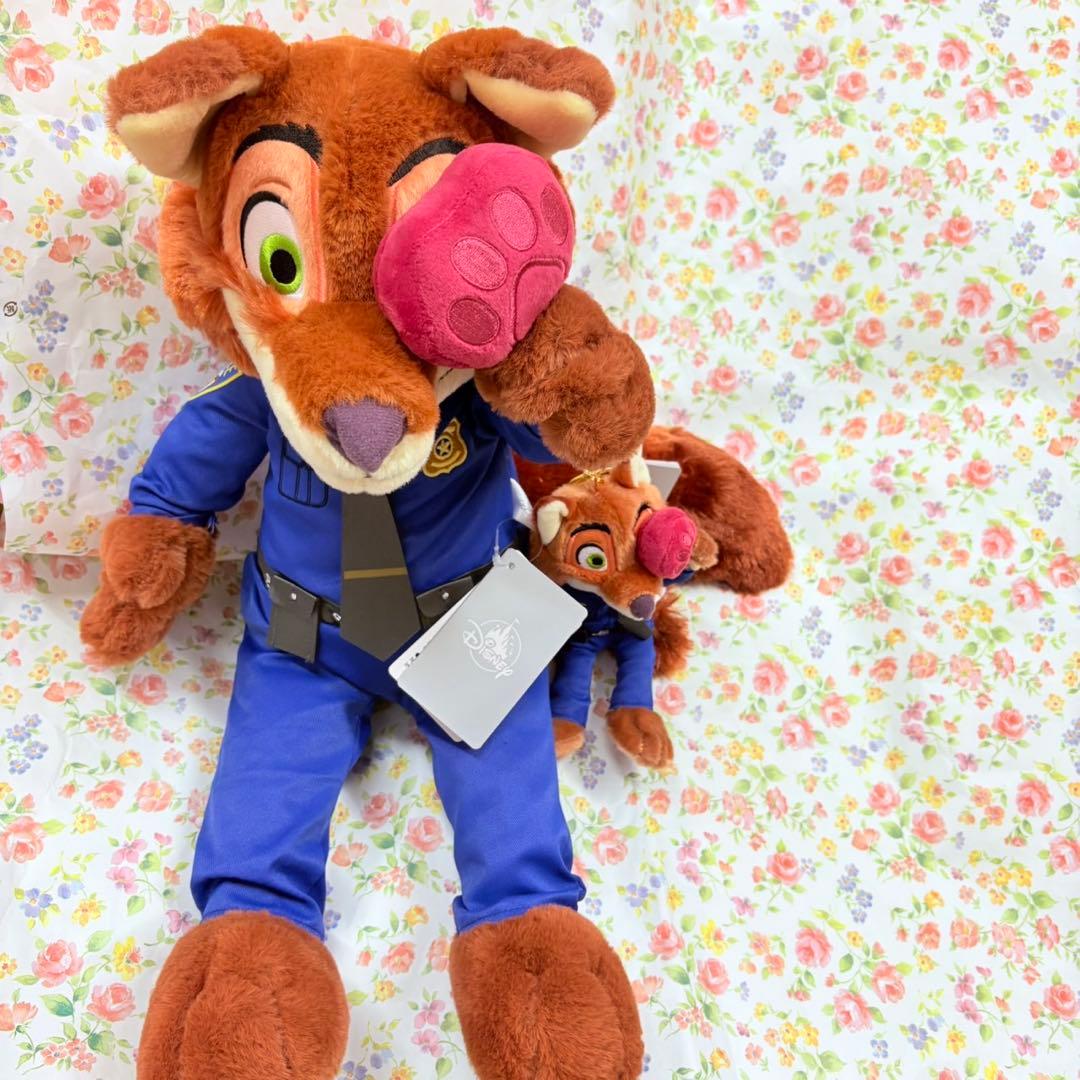 ズートピア ニック　ぬいぐるみ&キーチェーン MOGUMOGU